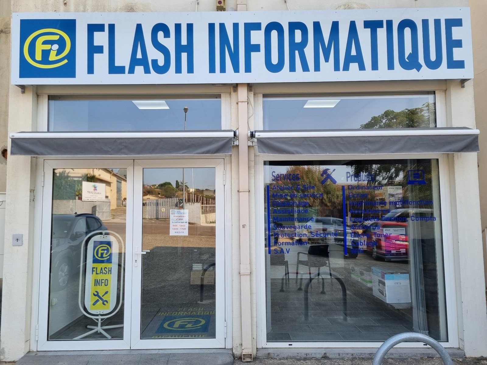 Façade de FLASH INFORMATIQUE à Ajaccio